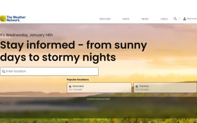 theweathernetwork.com screenshot
