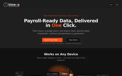 Preview of timeco.app