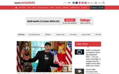 tomshardware.com screenshot