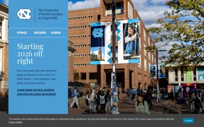 unc.edu screenshot