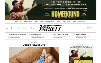 variety.com screenshot