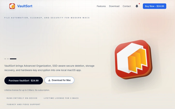 Preview of vaultsort.com