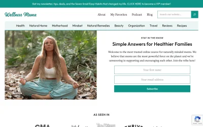 wellnessmama.com screenshot