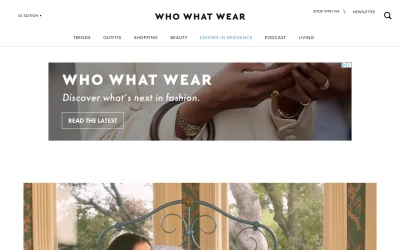 whowhatwear.com screenshot