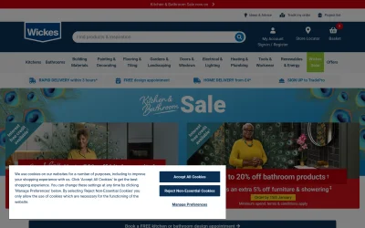 wickes.co.uk screenshot