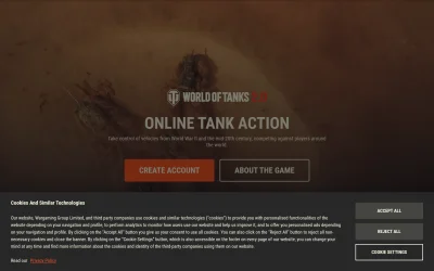 worldoftanks.com screenshot