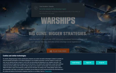 worldofwarships.asia screenshot