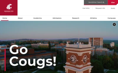 wsu.edu screenshot