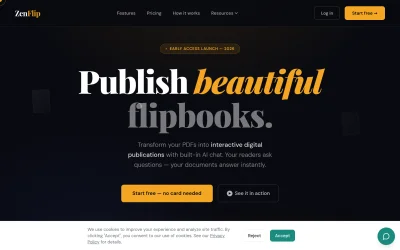 zenflip.io screenshot