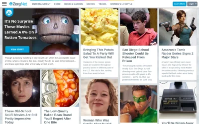 zergnet.com screenshot