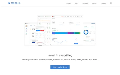 zerodha.com screenshot