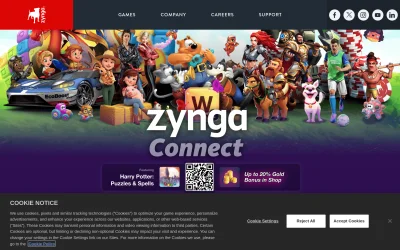 zynga.com screenshot